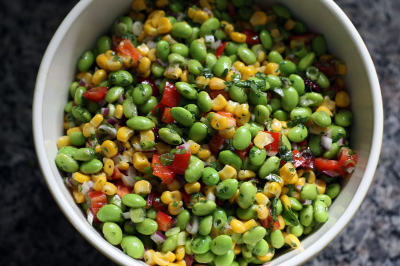 edamame corn salad