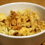 penne with roasted cauliflower